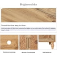 thumbnail image 4 of Grande Armoire de Rangement avec Poignée en Métal Adaptée pour Salon, Cuisine, Entrée (Bois Naturel), Armoires, 4 of 8