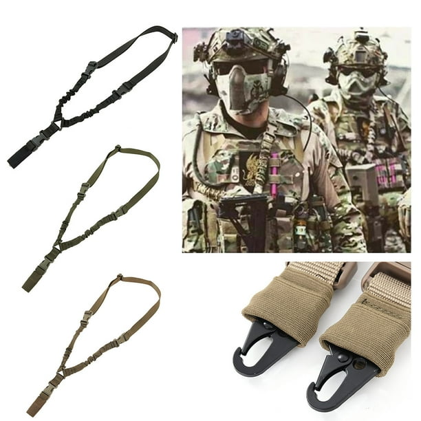 Worallymy Single Point Sling Cámara de liberación rápida Correa para el hombro Caza Cinturón ajustable para el hombro Negro Worallymy JD735810010