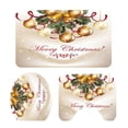thumbnail image 1 of Juego de 3 Alfombra de Baño Alfombrilla Toilet de de Baño de Navidad Funda de Asiento y Alfombra y Caja de Tejido Caja de Regalo Estilo03 Soledad Alfombra de baño Alfombrilla Toliet, 1 of 10