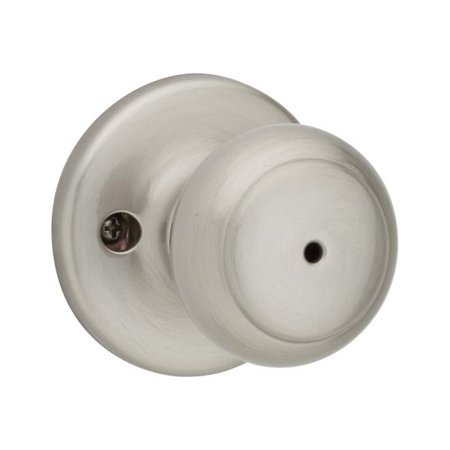 Kwikset Cove Knob Privacy in Satin Nickel Qty. 18, Passage Qty. 12