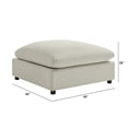 thumbnail image 4 of Comfort Pointe Casella Modular Beige Polyester Fabric 3-piece Chofa, 4 of 15