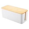 thumbnail image 1 of Xihbxyly Caja de Almacenamiento para Enchufes Domésticos, Diseño Multifuncional, Plástico Blanco, Organización Ordenada, Ahorro de Espacio, Uso Práctico, Ideal para El Hogar o La Oficina, 1 Unidad., 1 of 4