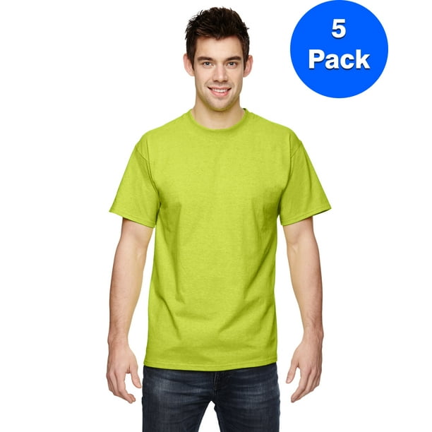 Mens 5 oz. Heavy Cotton HD T-Shirt 3931 (5 PACK) - Walmart.com