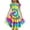 Yellow, variant on Gaexia Girls Dresses ,Girls Summer Dresses Double Layer Flutter Sleeve Flowy A Line Dress Casual Gradient Midi Dresses (Yellow,10-11 Years)