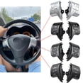 thumbnail image 3 of Mistaha Multifunctional Steering Wheel Button Accessories for Toyota Corolla Camry 84250-02200 Silver - Enhance Your Driving Experience, 3 of 6