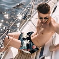 thumbnail image 2 of luoweisi Men's Beach Shorts Quick Dry Swim Trunks with Mesh Lining Rabbit M, 2 of 5