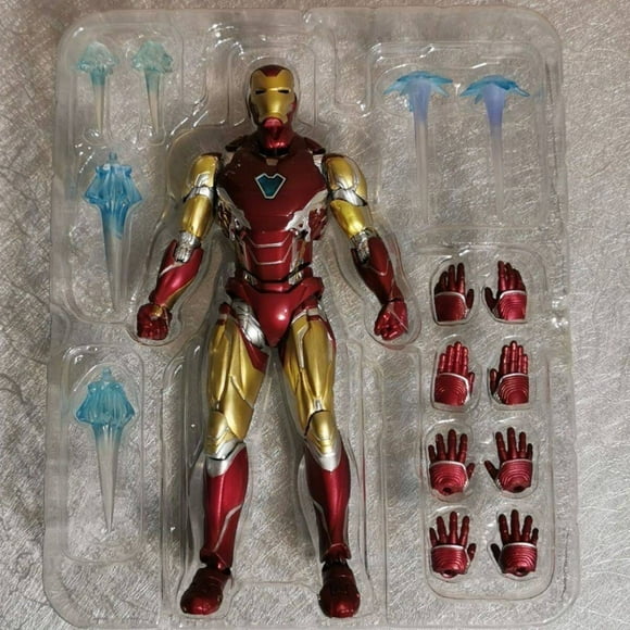 Iron Man Avengers Iron Man MK85 Ironman Action Figure Model Toys Joint Movable Doll Bookshelf Ornament Gift For Kids