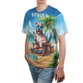 thumbnail image 4 of Pitbull Hello Summer Beach Theme with Sunglasses and Tropical Cocktail All Over Print 3D Shirt Unisex Merch Terrier Dog Lover - 00009, 4 of 6