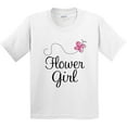 thumbnail image 3 of Inktastic Flower Girl Wedding Butterfly Youth T-Shirt, 3 of 5