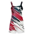 thumbnail image 4 of QATAINLAV American Flag Overalls Romper for Women Independence Day Sleeveless Summer Casual Onesie Shorts with Pockets Patriotic Holiday Jumpsuits Blue M, 4 of 6