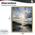 thumbnail image 4 of Stupell Industries Contemporary Sunshine On The Beach Gold Floating Frame Canvas Art, 25 x 31, by Franklyn Gregory, 4 of 8
