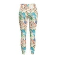 thumbnail image 6 of Renewold Tropical Flower Monstera Womens Leggings with Pockets High Waist Hip Lift Tummy Control Pocket Yoga Pants Buttery Soft Stretchy Workout Yoga Pants with Plus Size, L, 6 of 8