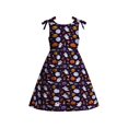 thumbnail image 5 of Gunia Girl'S Halloween Dresses Stylish Graphic Print Dresses Little Girls Sleeveless Suspender School Playwear Dress Up Outfits Size 3-4 Years, 5 of 5