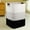Gradient Black, variant on Laundry Hamper 96L Extra Large Laundry Basket, Woven Blanket Basket, Cotton Woven Storage Hamper with Handles for Living Room, Large Baskets for Pillows, Blankets, Clothes-Gradient Yellow