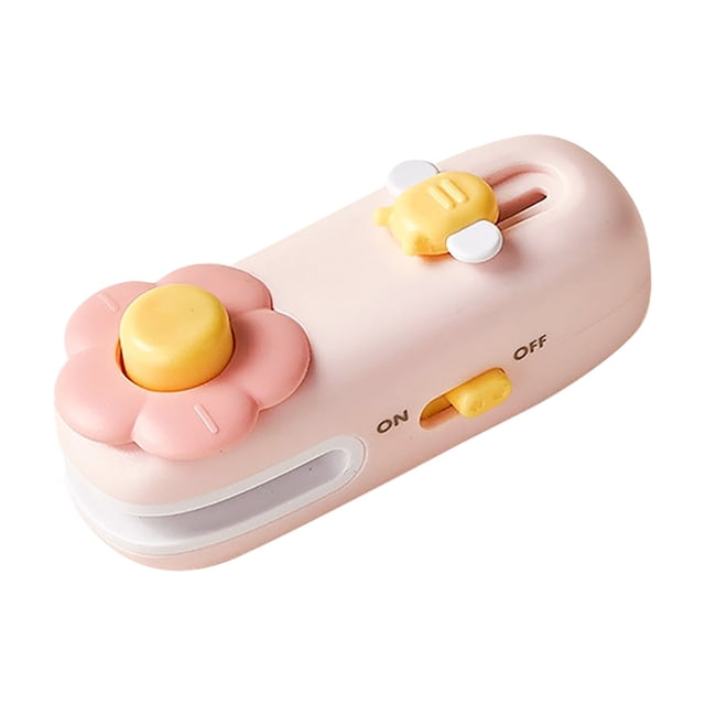 2/1pcs 2 In 1 Bag Sealer Heat Seal, Mini Bag Sealer, Rechargeable Bag Sealer Heat Seal And Cutter, Portable Vacuum Sealer, Kitchen Bag Cutter, Snack Sealer Household