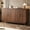 55“-Walnut, variant on HIUU 55"W Walnut Sideboard Cabinet With Adjustable Layer Board,Carved Sideboard Cabinet,4 door Buffet Cabinet for Living Room, Entryway, Hallway and Kitchen