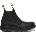 thumbnail image 2 of Red Back Ubbk Bobcat Men's Leather Chelsea Ankle Boot In Black Size 10.5, 2 of 6