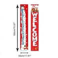 thumbnail image 2 of Christmas Banners Door Porch Sign Holiday Party Decor Xmas New Year Home Decoration, 2 of 2