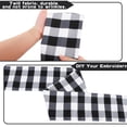 thumbnail image 3 of Cinta para Corona TONIFUL 12cm x 132cm Cuadros Negro y Blanco, 3 of 7