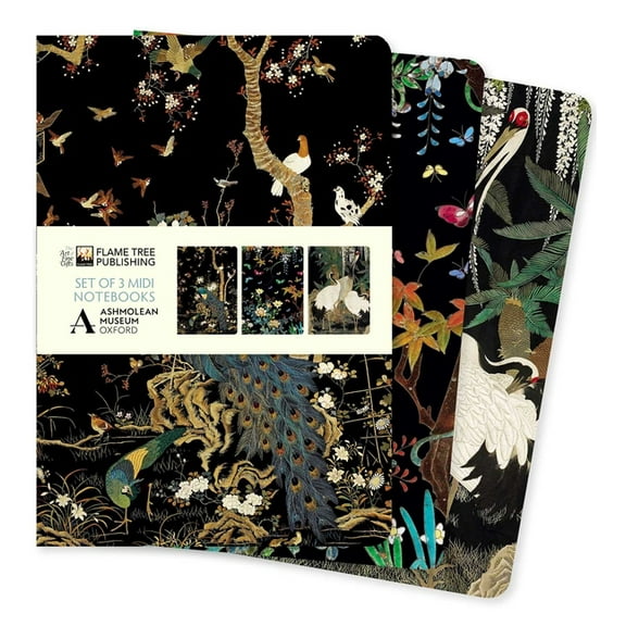 MIDI Notebook Collections Ashmolean Museum Set of 3 MIDI Notebooks, (Hardcover)