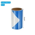 thumbnail image 2 of Unique Bargains Ruban Réfléchissant 2 Rouleaux de Ruban de Sécurité Étanche de 6 Pi x 10 Pi pour Remorques, Bleu Blanc, 2 of 6