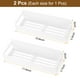 thumbnail image 2 of Organizador magnético de especias de 2 piezas para refrigerador con gancho, blanco, 2 of 7