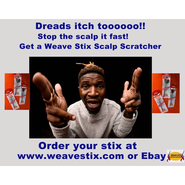 Scalp Scratcher Two Lollipop Stix