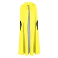 thumbnail image 4 of Levmjia Unisex Full Length Hooded Cloak Multi Color Solid Cape Adult Lightweight Breathable Outfit Halloween Party Dress Up Gothic Costume Versatile Holiday Festival, 4 of 6