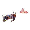 thumbnail image 1 of Figuras modernas de resina de toro y ciervo, colección colorida de esculturas de animales Feng Shui para sala de estar, escritorio, mesa, cocina, come, 1 of 8