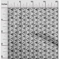 thumbnail image 2 of oneOone Rayon Gray Fabric Geometric Craft Projects Decor Fabric Printed By The Yard 56 Inch Wide, 2 of 4