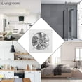 thumbnail image 2 of Exhaust Fan 6 Inch Air Extractor Silent Wall Ventilation for Bathroom Garage Kitchen 40W 220V Ventilo 1100m3/H Air Flow and 50~60 dBA, 2 of 5