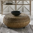 thumbnail image 1 of Captiva 42-inch Woven Seagrass Coffee Table Ottoman, 1 of 5