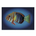 thumbnail image 3 of Marine Cutting Board, Tropical Exotic Ocean Sea Fish with Colorful Fins and Underwater Nautical Image, Decorative Tempered Glass Cutting and Serving Board, Small Size, Multicolor, by Ambesonne, 3 of 5