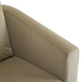 thumbnail image 4 of GDF Studio Elegant Barrel Chair with Cylindrical Wood Legs & Comfortable Loose Back Cushions, Camel, 4 of 8