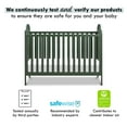 thumbnail image 3 of DaVinci Beau 3-in-1 Convertible Crib, Forest Green, 3 of 9