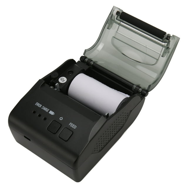 Thermal Printer, 203DPI Accuracy 58mm 90mm/s Printing Shipping Label Printer For Hotel