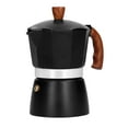 thumbnail image 6 of 3 Cups Moka Pot Coffee Pot with Heat Insulation Handle for Home Office 150ml, 6 of 21