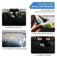 thumbnail image 2 of Pug Dogs on Grass Car Windshield Sun Shade Foldable Car Front Window Visor Heat and UV Protection 55x27.6, 2 of 8