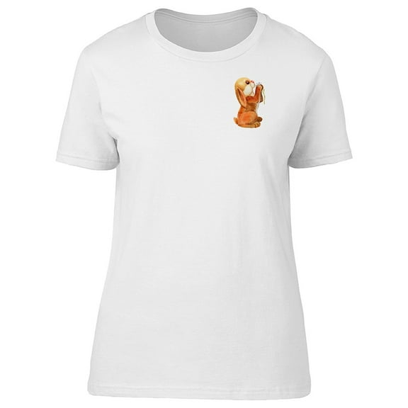 Cute Brown Bunny Tee Women's -Image by Shutterstock