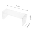 thumbnail image 2 of Raindrops 3Pcs Transparent Rectangular Display Stands Tabletop Risers for Collectibles and Handcrafted Models, 2 of 8