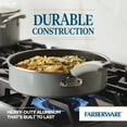 thumbnail image 5 of Farberware DuraStrong 12 Pcs Nonstick Cookware Set with Cooking Tools, Dishwasher Safe, Gray, 5 of 16