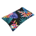 thumbnail image 3 of Naloa Tropical Palm Leaves Pillowcase, Throw Pillowcase, Wrinkle-Free, Stain-Resistant with Hidden Zipper for Bedroom Sofa - 16"x24", 3 of 9