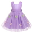 thumbnail image 1 of IBTOM CASTLE Robe de Fête d'Anniversaire pour Bébé Fille Butterfly Broderie Princesse Tulle Tutu Mariage Concours Soirée Bal Robe de Bal, 1 of 4