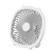 thumbnail image 5 of Ventiladores de escritorio 3 velocidades USB recargable portátil de o colgante silencioso ventilador de refrigeración de mesa personal para el hogar, sala de estudio, interior Blanco Gloria Abanico portátil, 5 of 9