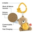 thumbnail image 5 of Fisher-Price Beary Soothing Portable Baby Infant Sound Machine with Customizable Timer, Brown, 5 of 7