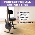 thumbnail image 3 of Taburete de guitarra con soporte líquido ajustable con respaldo para músicos, 3 of 6