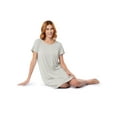 thumbnail image 3 of Fruit of the Loom Women's Soft and Breathable Pajama Sleepshirt, Sizes S-5X, 3 of 10