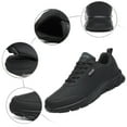 thumbnail image 6 of adviicd Mens Sneakers Wide Width Mens Non-Slip Athletic Shoes Running Comfortable Round Toe Walking Shoe Jogging Sneakers (Black,9.5), 6 of 6