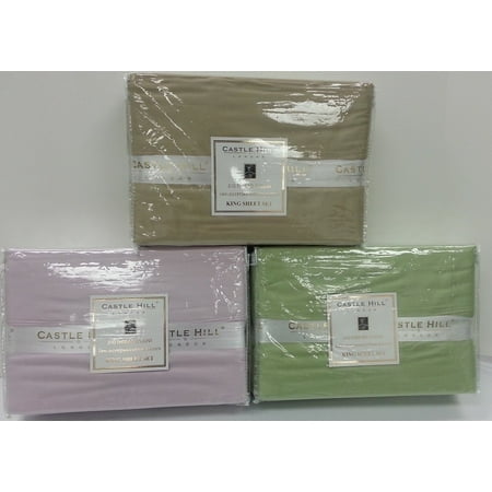 White Horse Hills - Luxury Castle Hill 310 Thread Count Solid Cotton Sheet Set