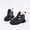 Black, variant on BRGZLK Toddler Kids Girls Boots Winter Casual Comfy Warm Fleece Lined Snow Boots Trendy Solid Color Waterproof Non Slip Ankle Booties with Buckle Detail Black 5.5-6 Years